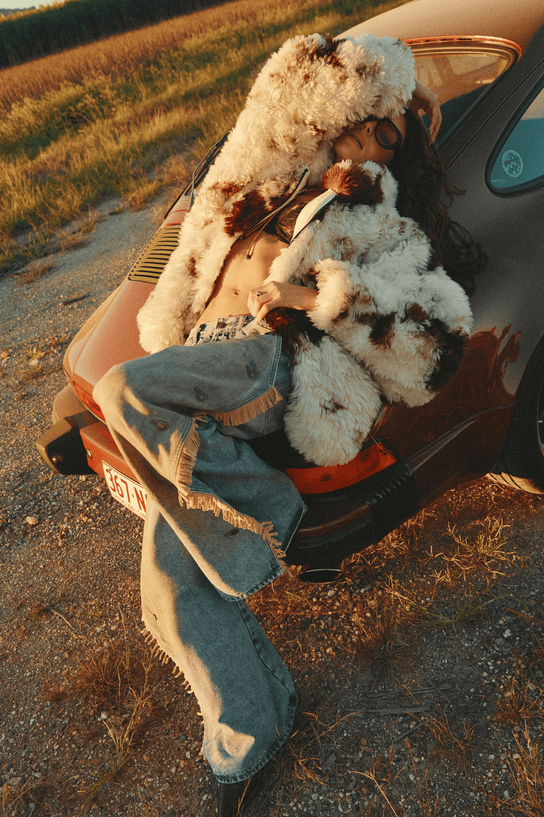 THE HOLY COW FAUX FUR JACKET