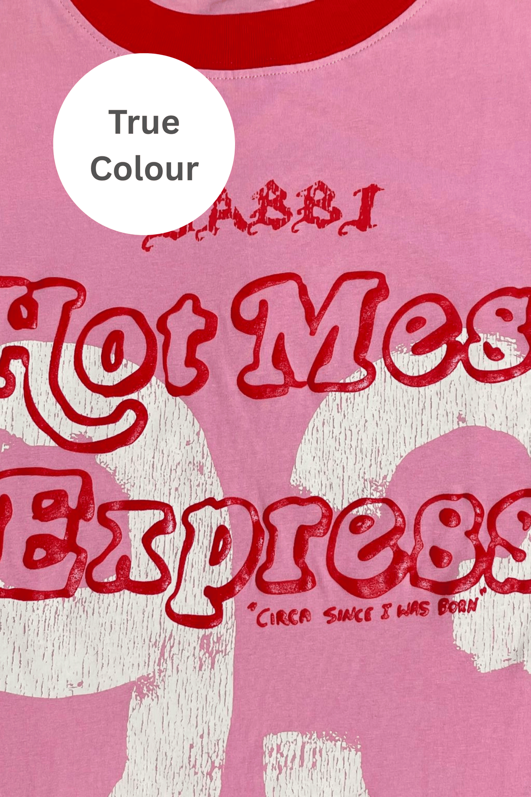 THE VERY OVERSIZED HOT MESS EXPRESS TEE - PINK