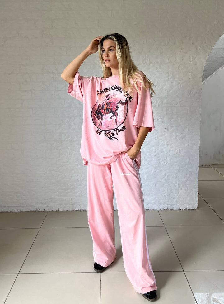 THE CHIDO PANTS - PINK CRAZY. HORSE