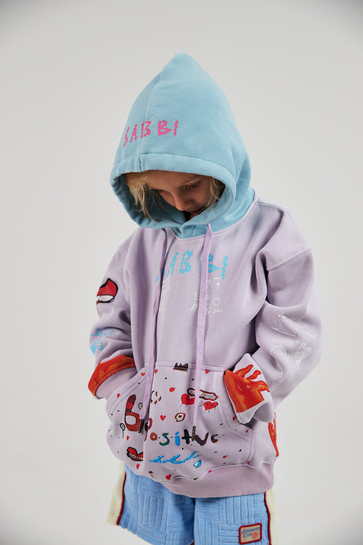 THE BE POSITIVE KIDS HOODIE