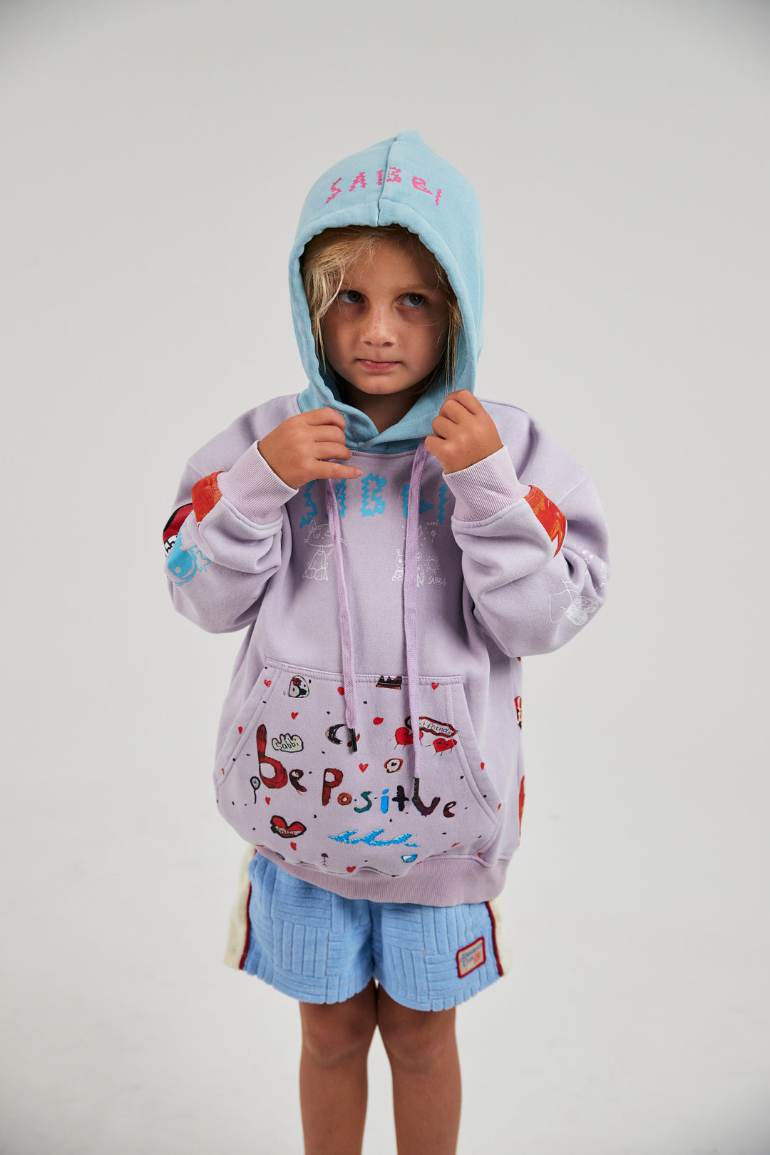 THE BE POSITIVE KIDS HOODIE
