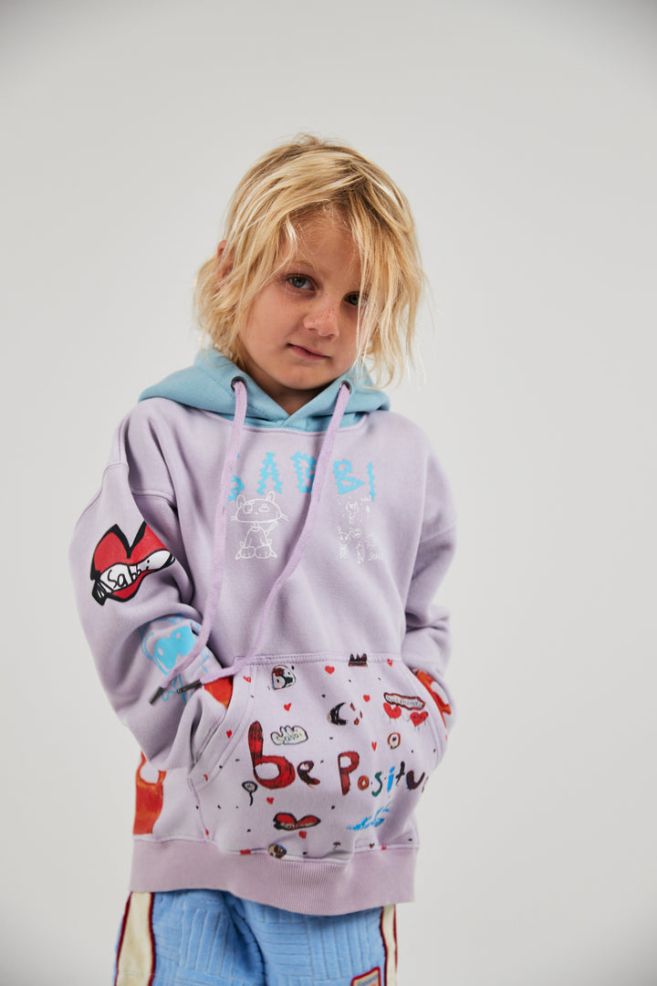 THE BE POSITIVE KIDS HOODIE