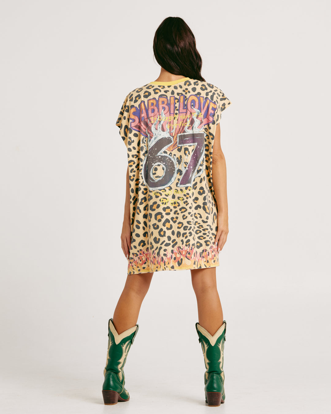 THE VERY OVERSIZED 67 DRESS - LEOPARD