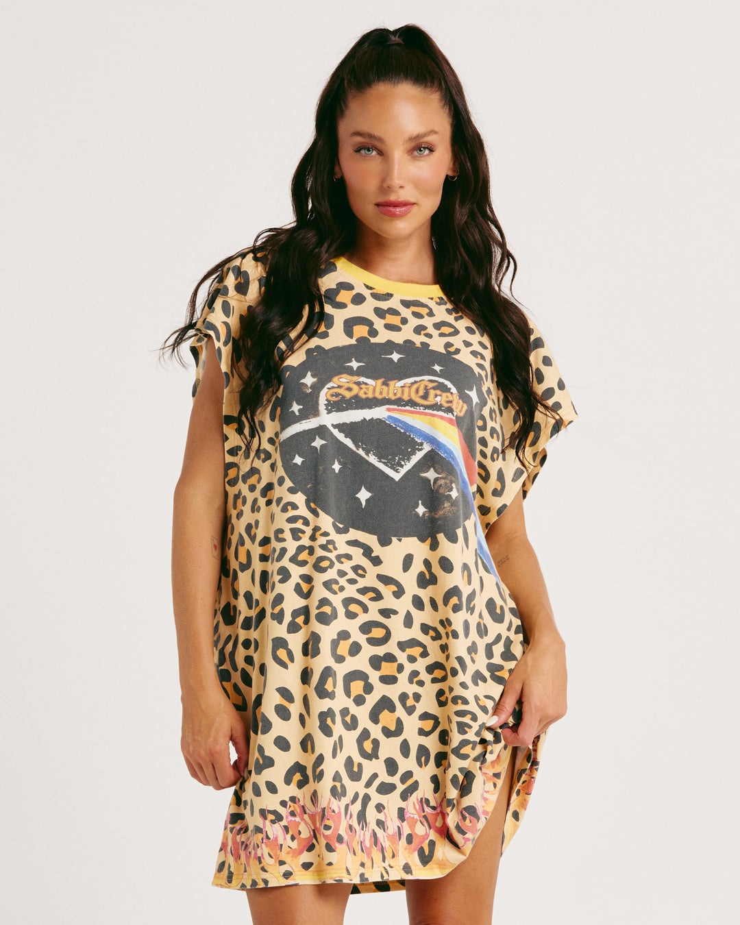 THE VERY OVERSIZED 67 DRESS - LEOPARD