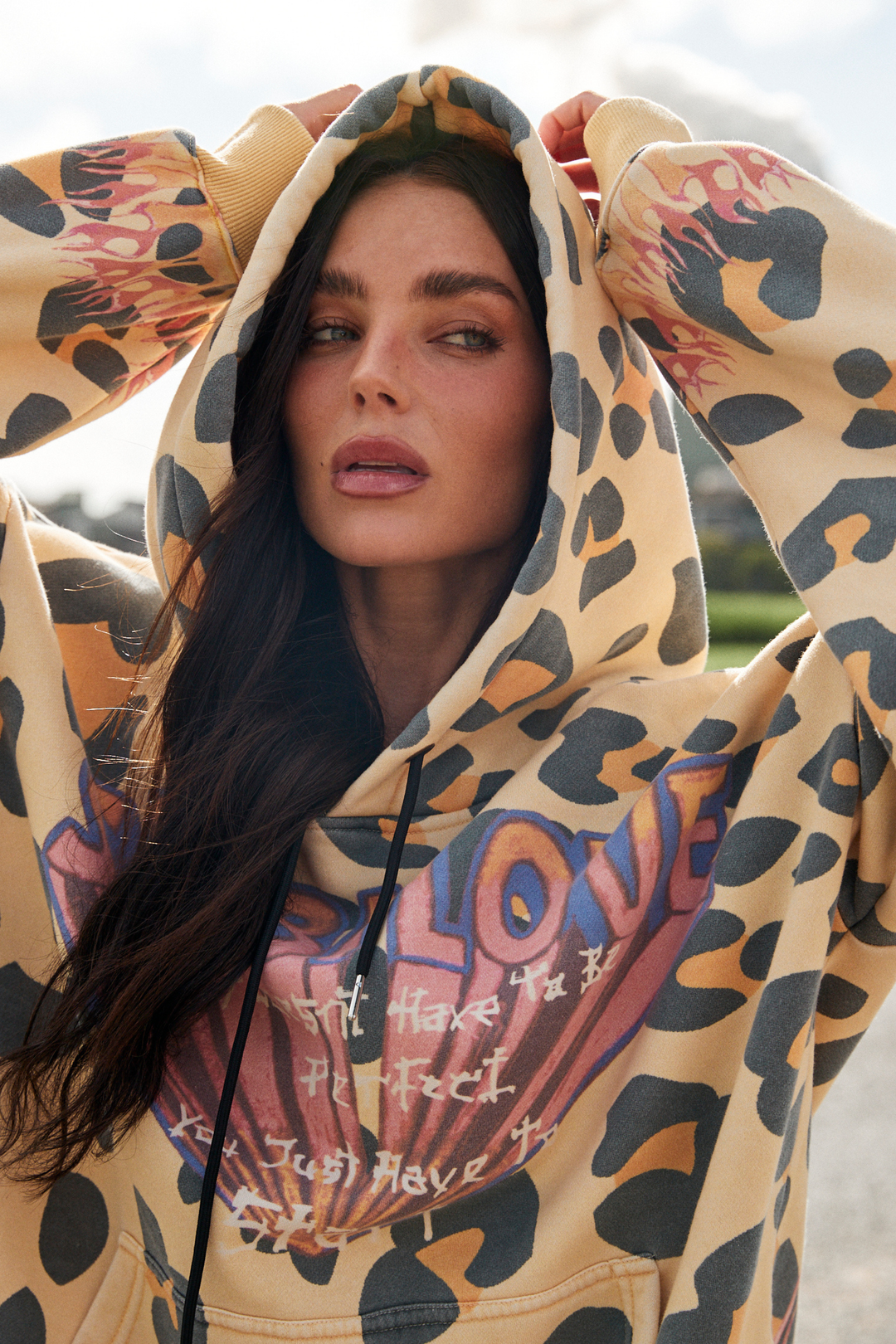 THE FLAMING LEOPARD HOODIE