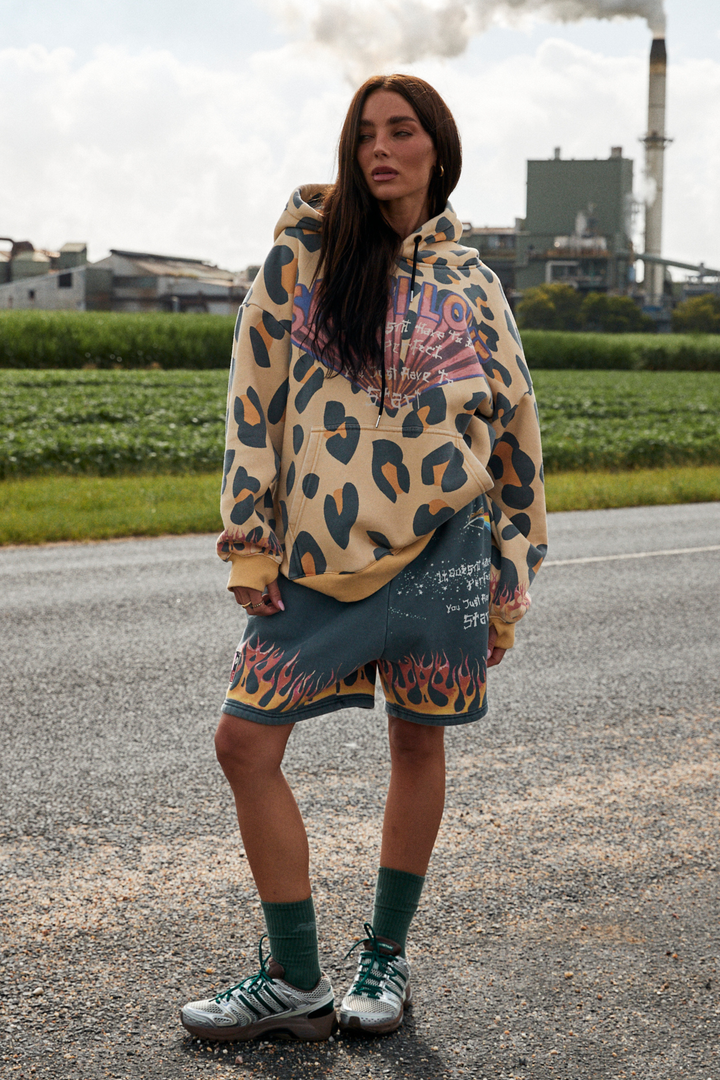 THE FLAMING LEOPARD HOODIE