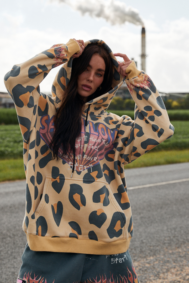THE FLAMING LEOPARD HOODIE