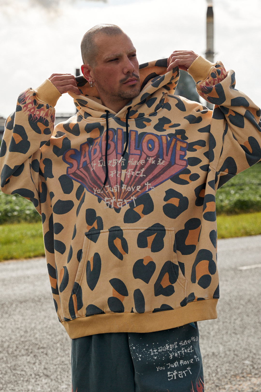 THE FLAMING LEOPARD HOODIE