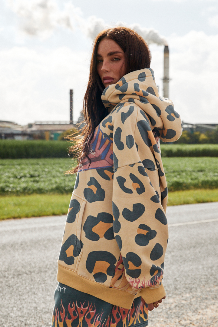 THE FLAMING LEOPARD HOODIE