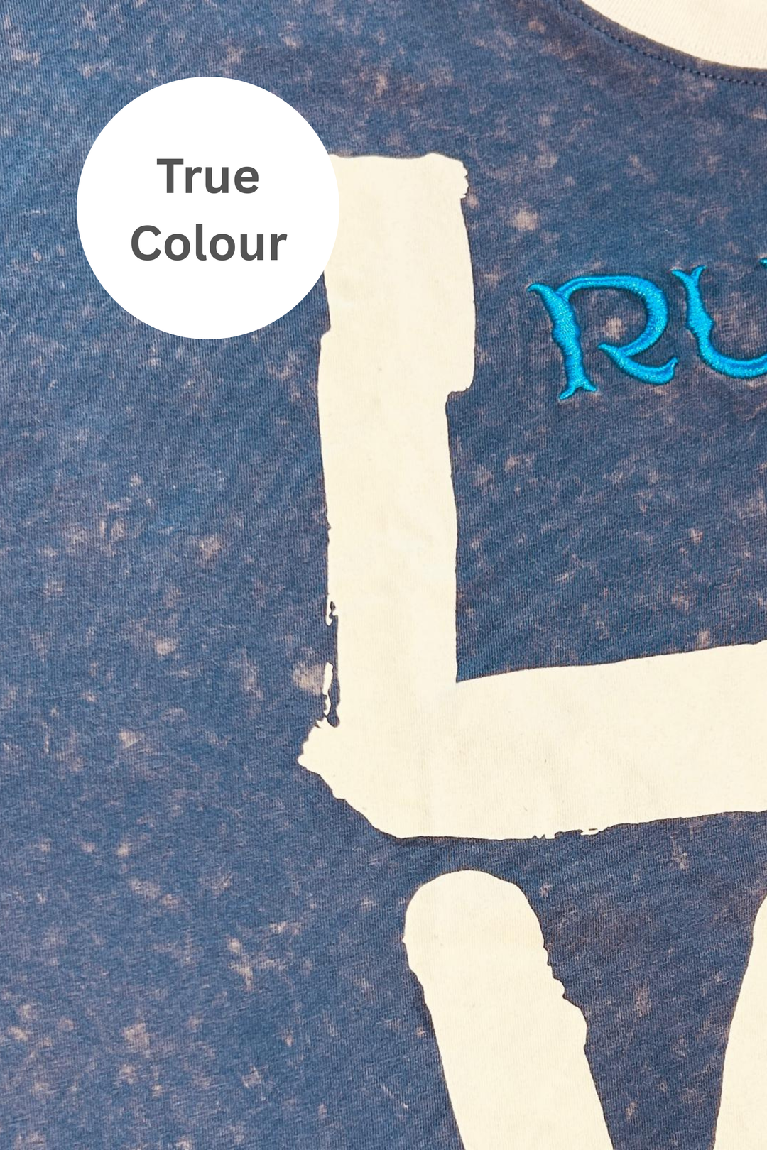 THE VERY OVERSIZED LOVE REVOLUTION TEE - BLUE