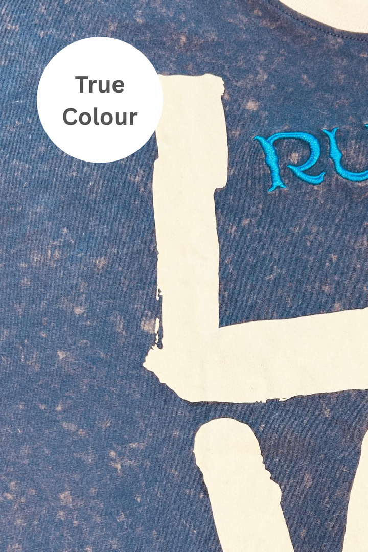 THE VERY OVERSIZED LOVE REVOLUTION TEE - BLUE