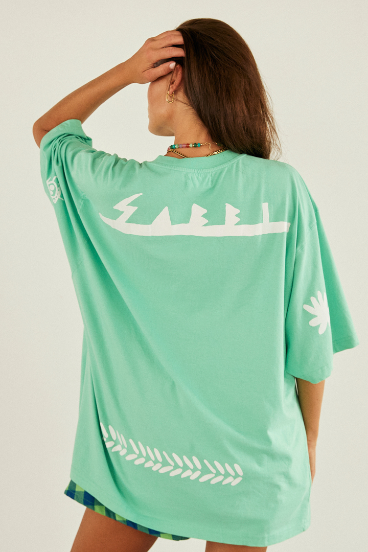 THE VERY OVERSIZED MARGIE TEE - MINT