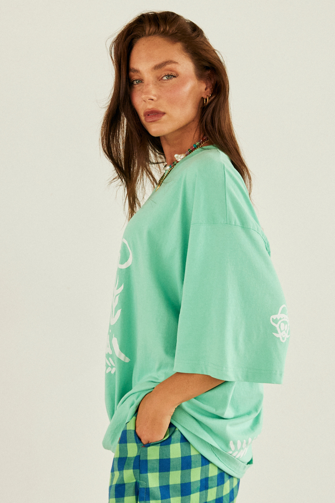 THE VERY OVERSIZED MARGIE TEE - MINT