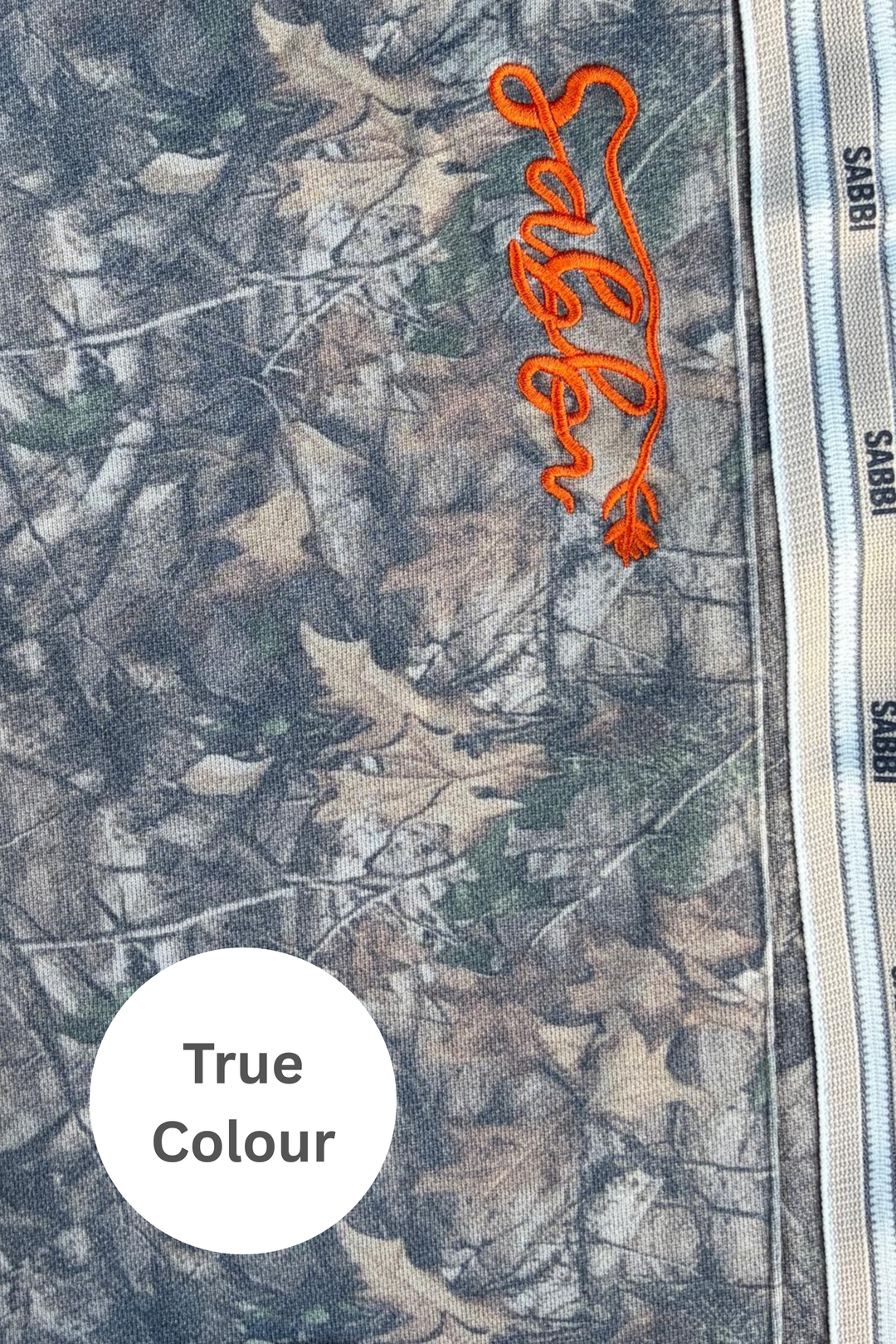 THE NAME YOURSELF BARREL-LEG TRACKPANTS - TREE CAMO