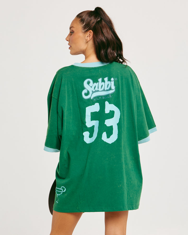 THE VERY OVERSIZED OVERSHARE TEE - GREEN