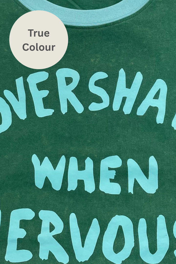 THE VERY OVERSIZED OVERSHARE TEE - GREEN