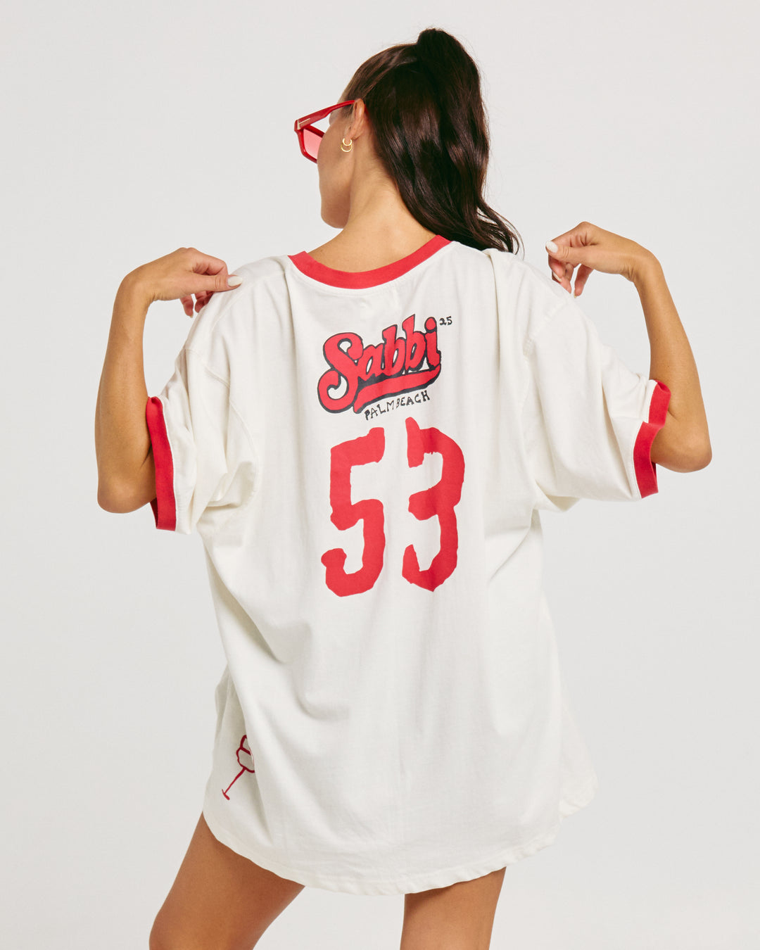 THE VERY OVERSIZED OVERSHARE TEE - MARSHMALLOW