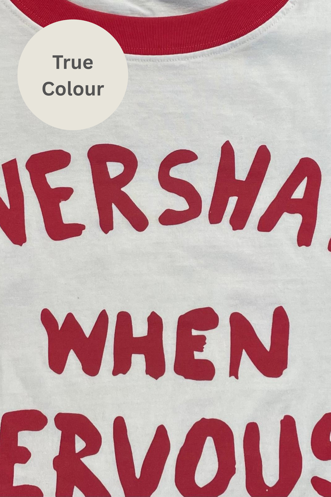 THE VERY OVERSIZED OVERSHARE TEE - MARSHMALLOW