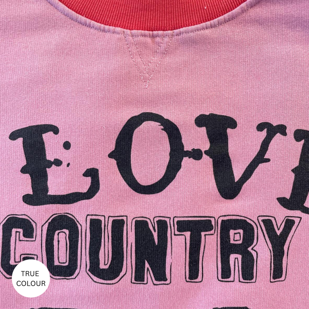 I LOVE COUNTRY MUSIC CREW  - PINK