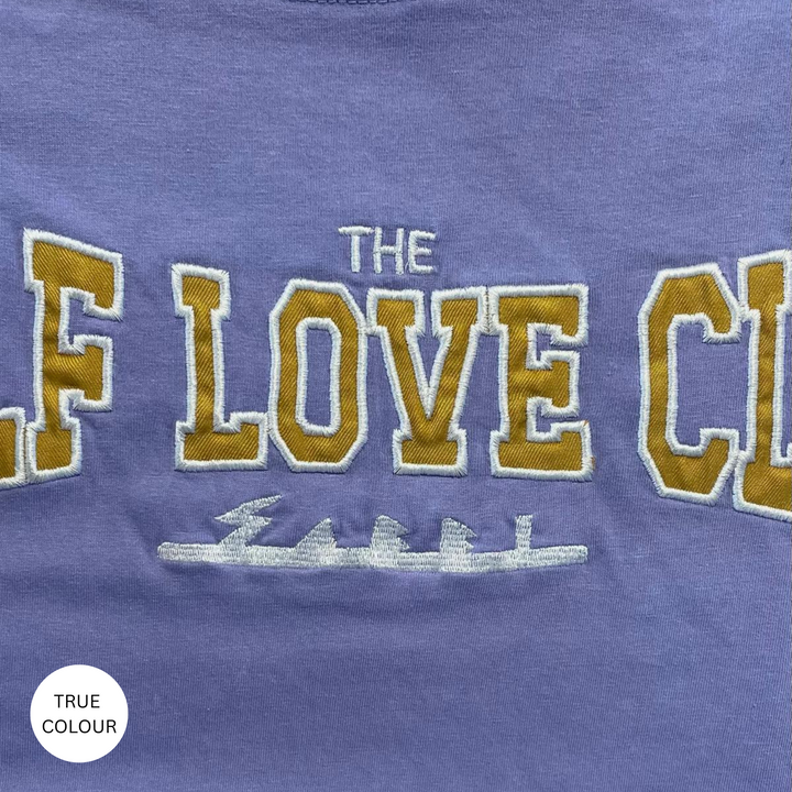 THE VERY OVERSIZED SELF LOVE CLUB TEE - PURPLE