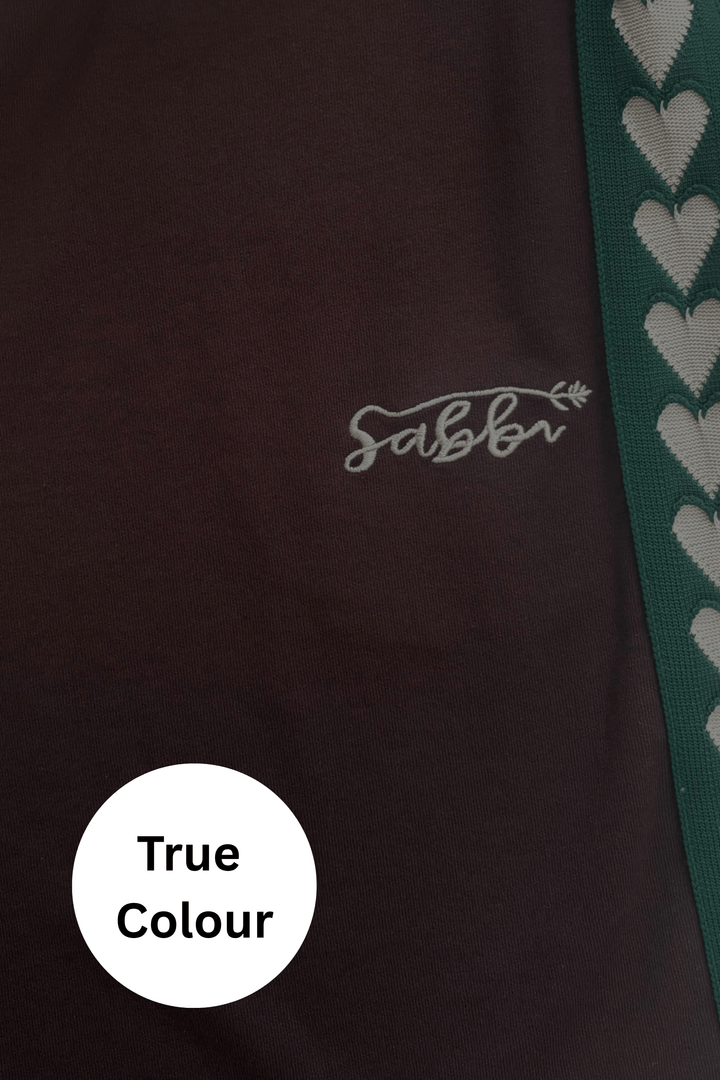 THE RAVING HEARTS PANTS - BROWN