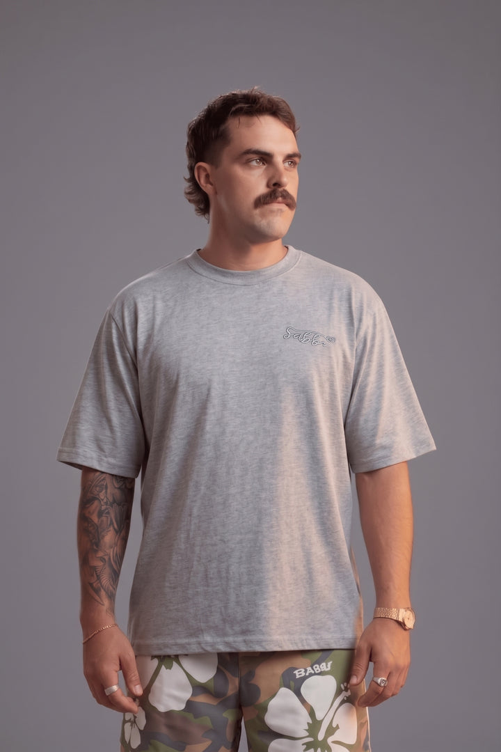 THE REGULAR FIT TEE - GREY MARLE