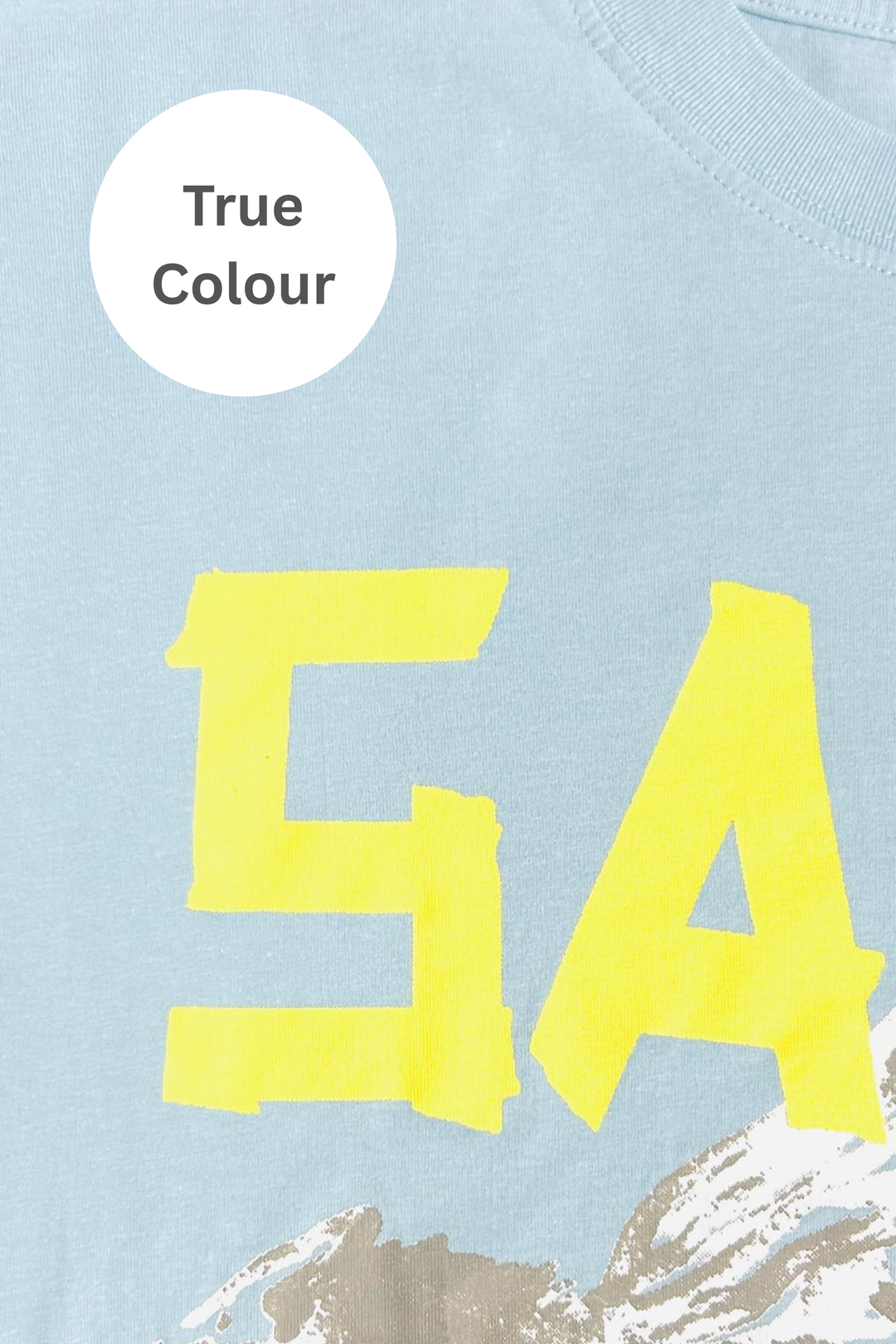 THE VERY OVERSIZED RHINESTONE GIRL - SKY - NEW