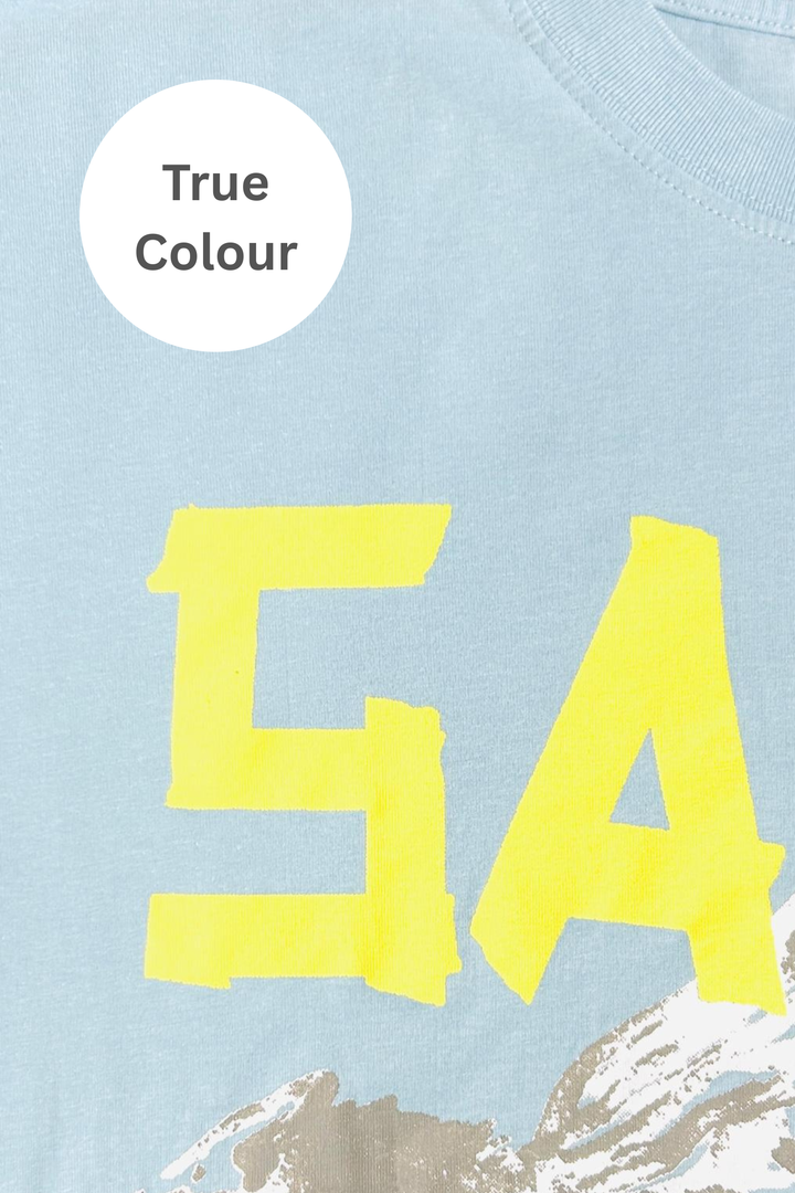 THE VERY OVERSIZED RHINESTONE GIRL - SKY - NEW