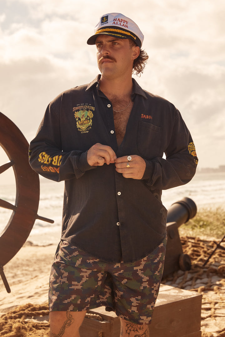 THE RUM & BASS SHIRT - BLACK