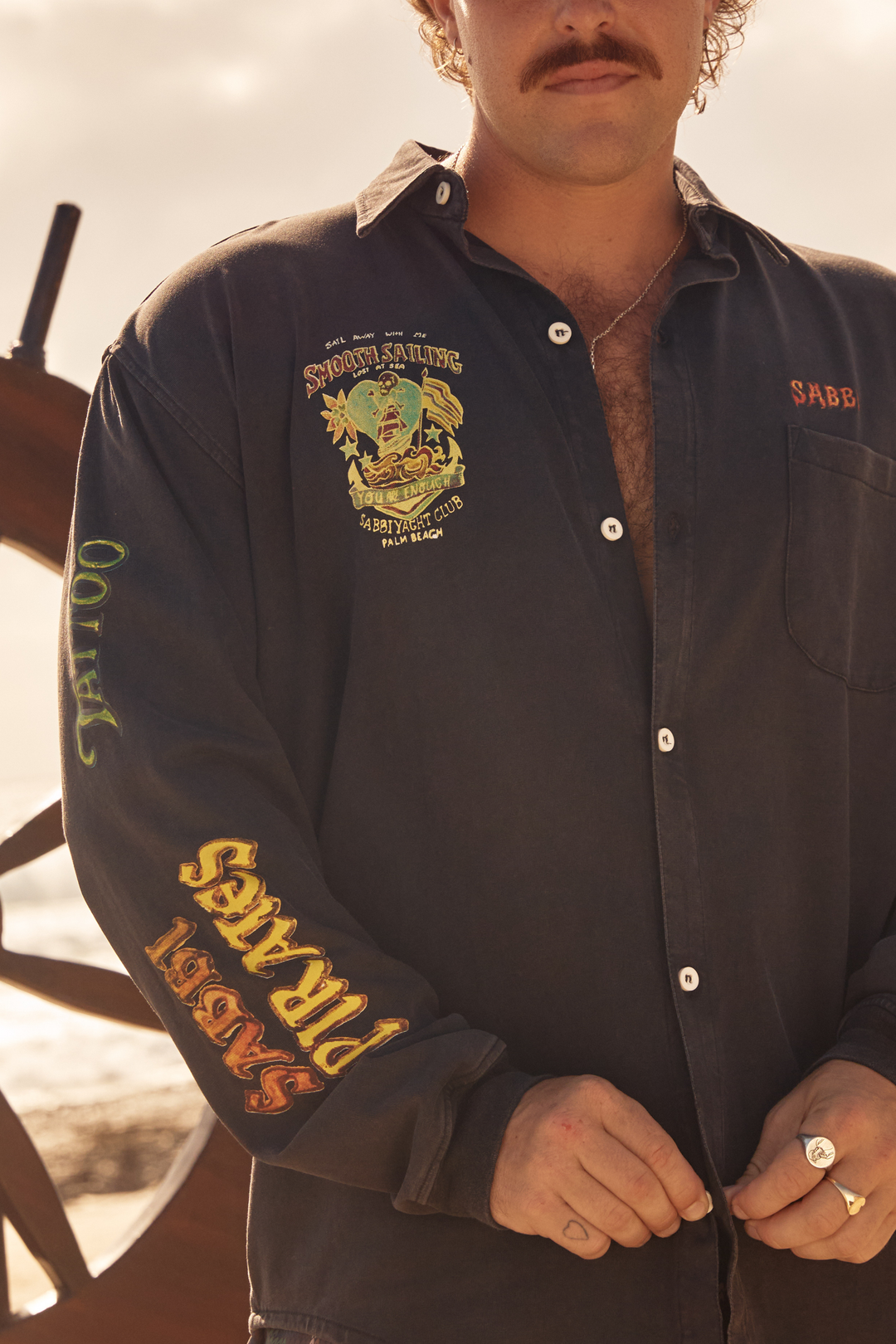 THE RUM & BASS SHIRT - BLACK