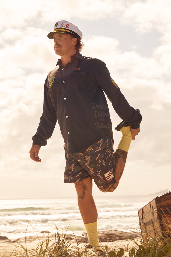 THE RUM & BASS SHIRT - BLACK