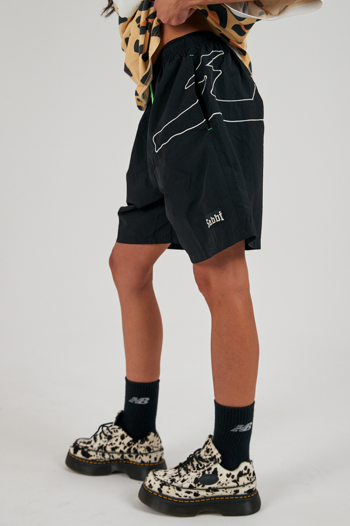 THE SABBI BOARDSHORTS - BLACK