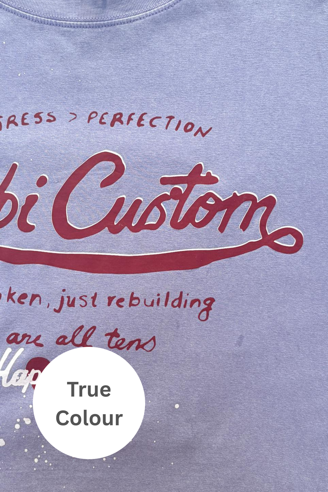 THE LONG SLEEVE SABBI CUSTOM TEE - LILAC