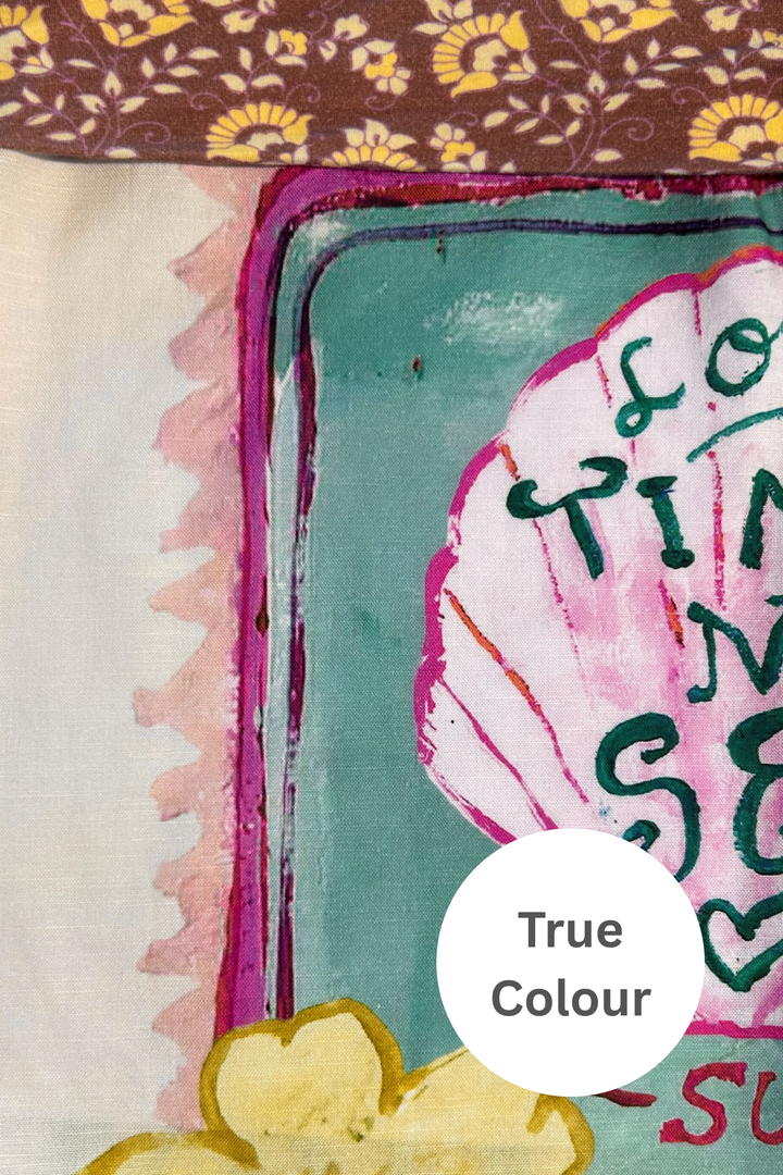 THE SEAS THE DAY MAXI SKIRT - CREAM