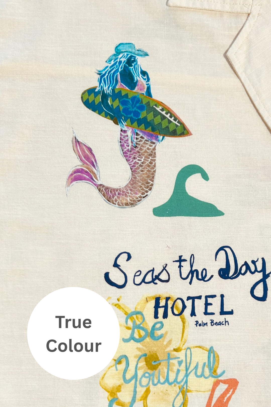 THE PATRON SHIRT - SEAS THE DAY - CREAM