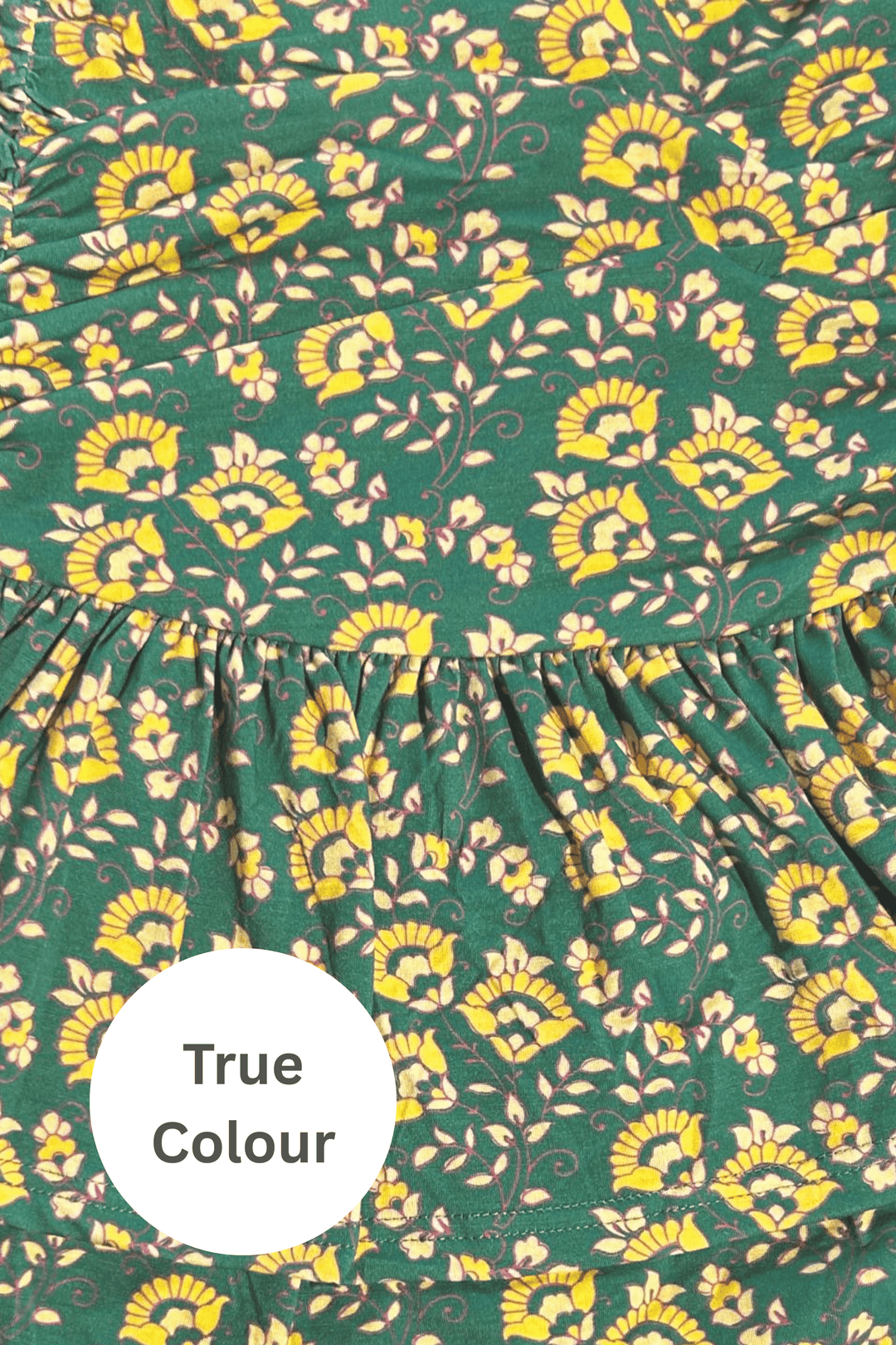 THE SEAS THE DAY RA-RA SKIRT -  GREEN