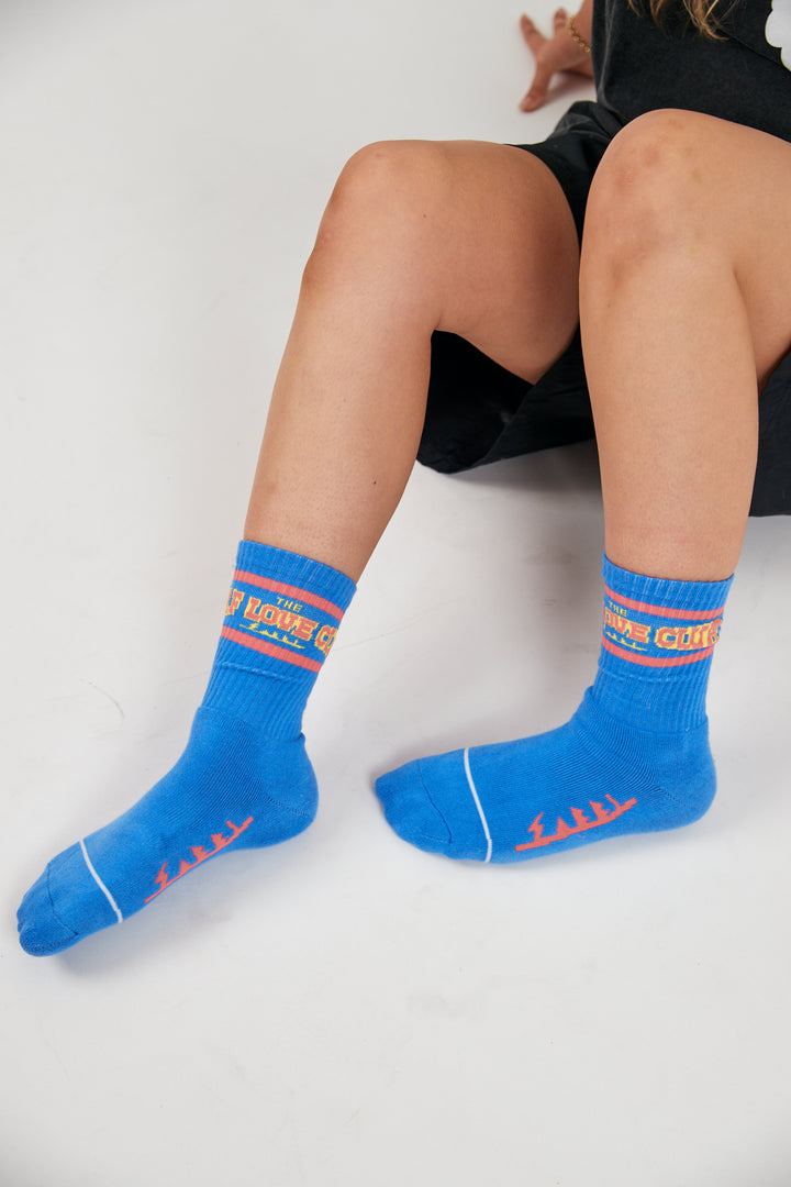 THE SELF LOVE CLUB SOCKS - BLUE