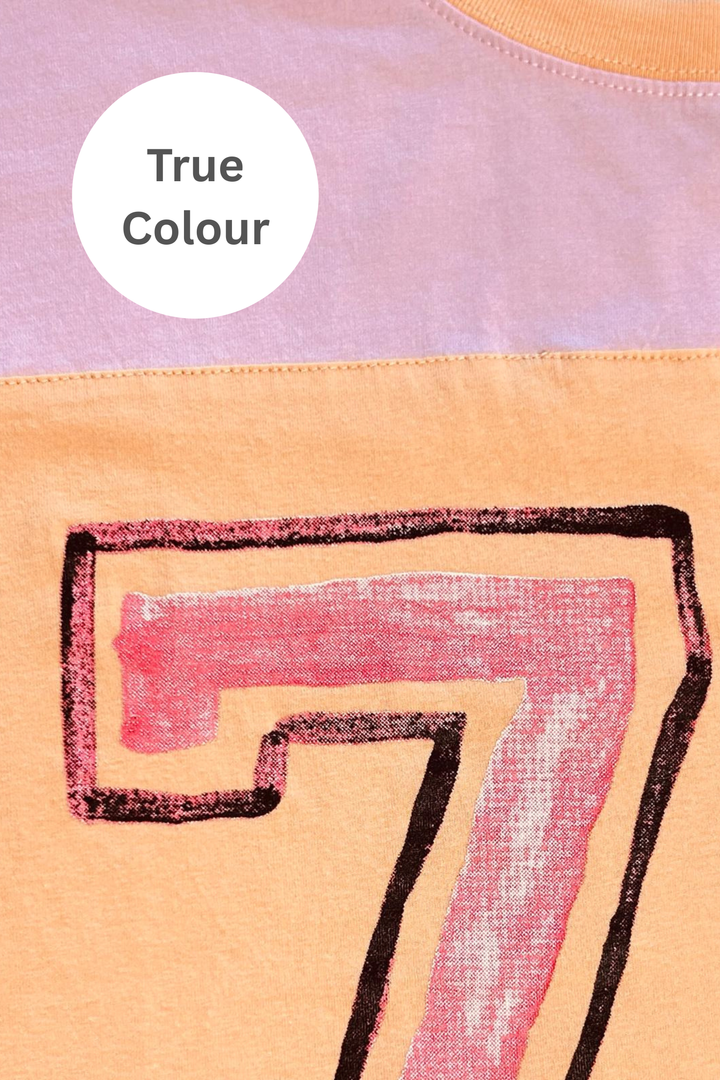 THE VERY OVERSIZED SKATE DON'T HATE TEE - PEACH