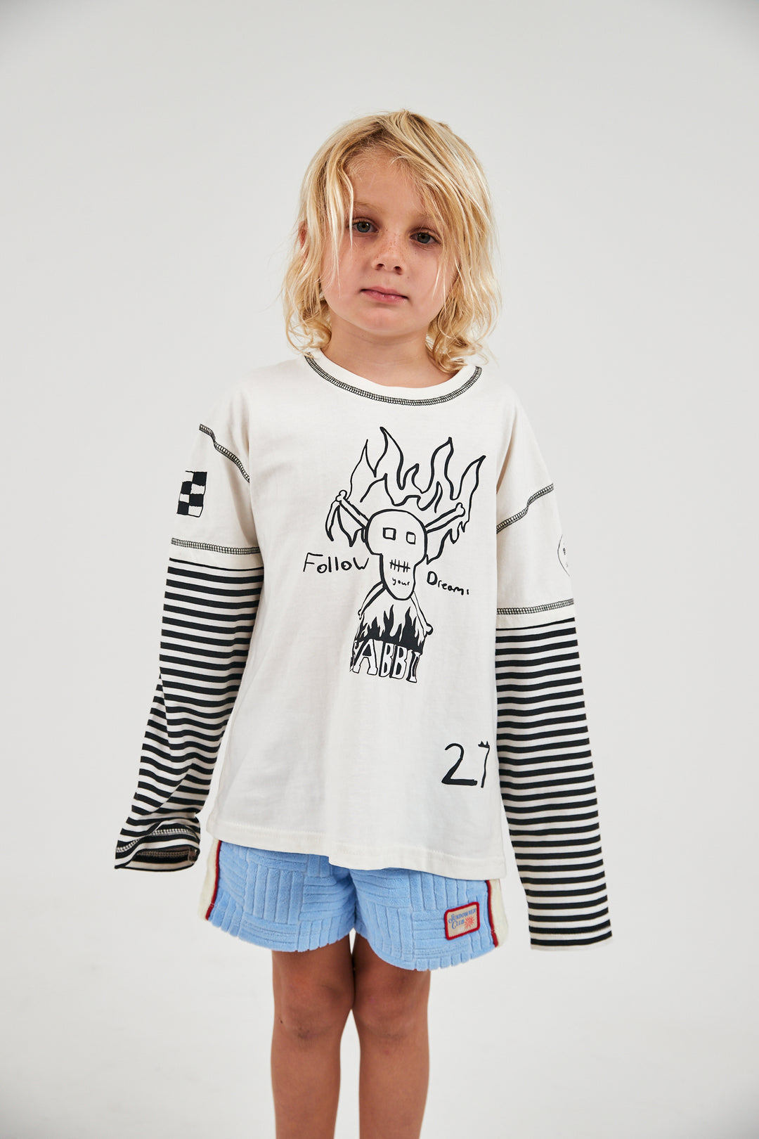 THE SKULL DREAMS KIDS LONG SLEEVE TEE