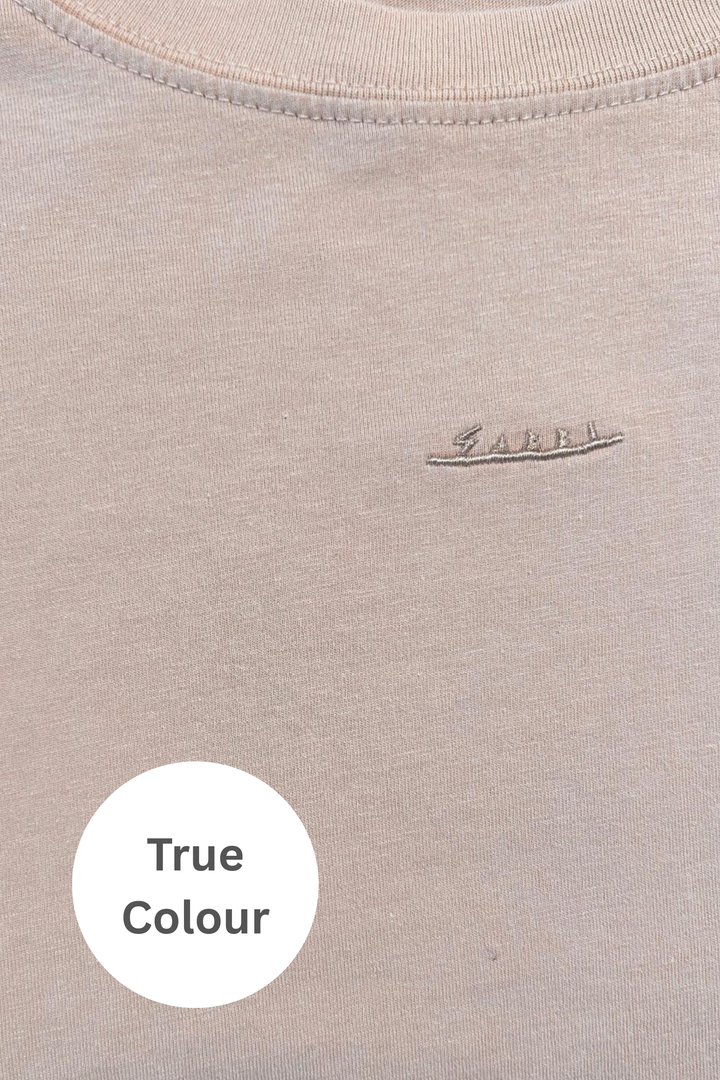 THE VERY OVERSIZED BASIC TEE - STONE