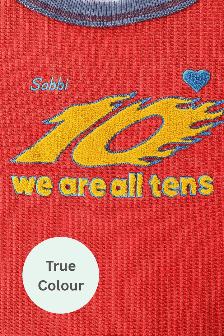 THE TEN ENERGY TEE - RED