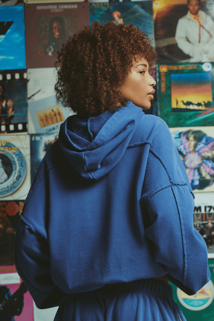 THE BASIC HOODIE - NAVY