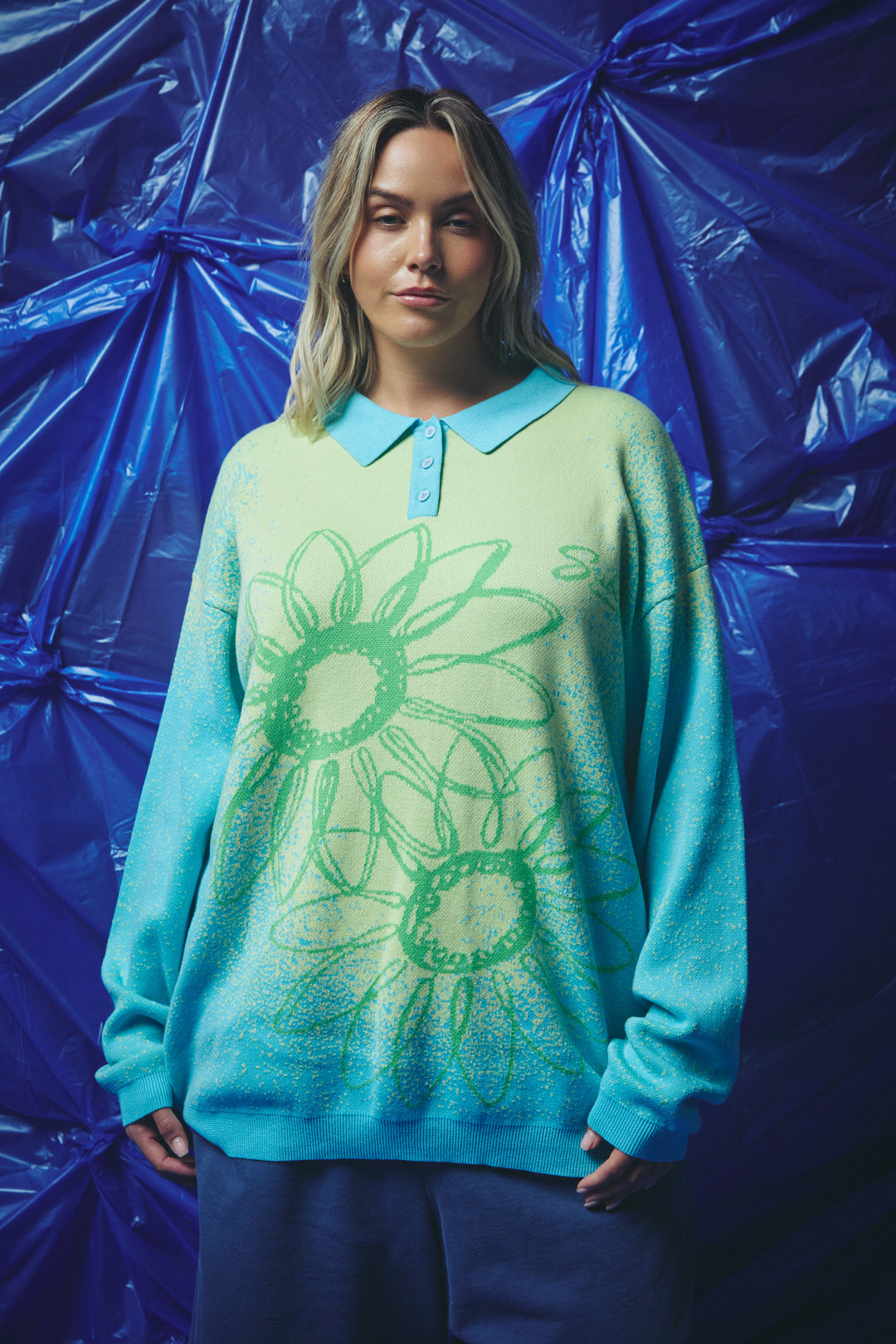 THE UNIVERSE KNIT - BLUE