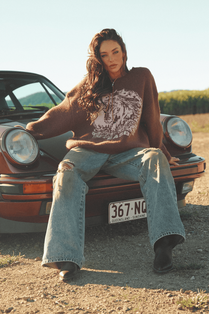 THE WHO THE BUCK CARES KNIT JUMPER